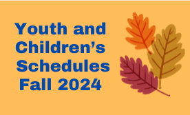 Children’s Schedule Graphic